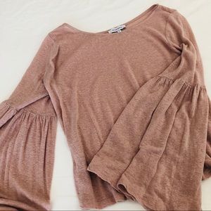 Lightweight Bell-Sleeved Sweater